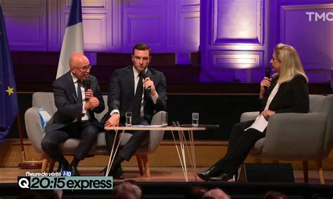 H Express Grand Oral Du Medef Jordan Bardella Et Ric Ciotti