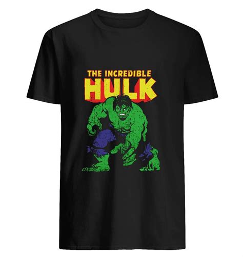 The Incredible Hulk Avengers Hulk T Shirt For Unisex Minaze