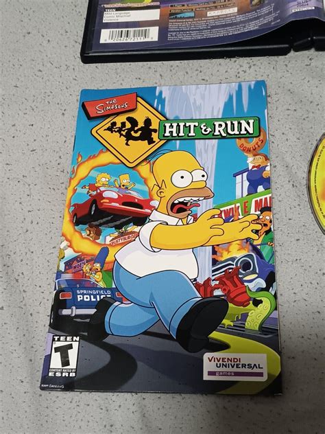 The Simpsons Hit Run Playstation Ps Black Label Complete Works