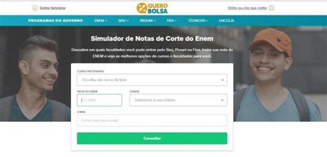 NOTA DE CORTE ENEM 2025 Como Funciona SIMULADOR