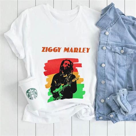 Ziggy Marley Official Merchandise Red Green Gold Shirt Teejeep In