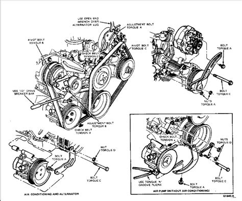 Where Is The A C Compressor And Tensioner Pulley Bracket Located