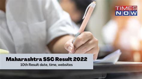 Ssc Result 2022 Maharashtra Board Msbshse 10th Result Today On