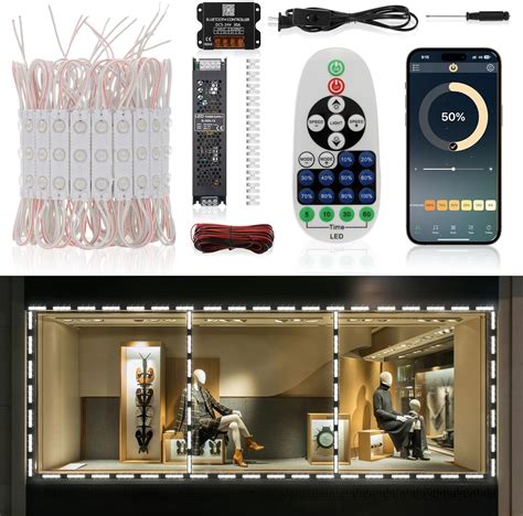 Amazon Wichemi Ft Storefront Led Light Bluetooth App Control