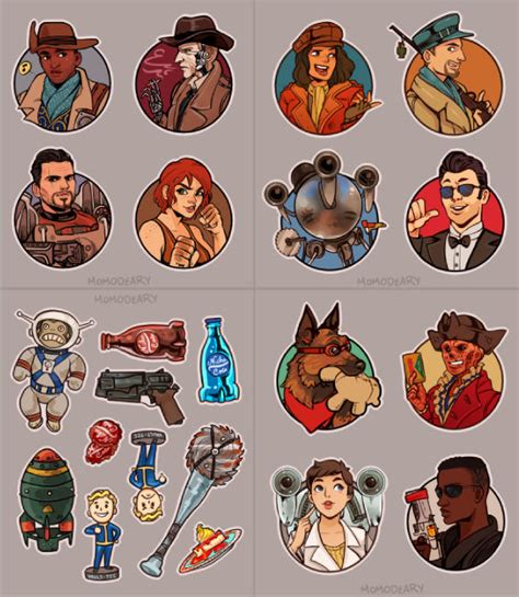 Fallout 4 Stickers By Momodeary On Deviantart