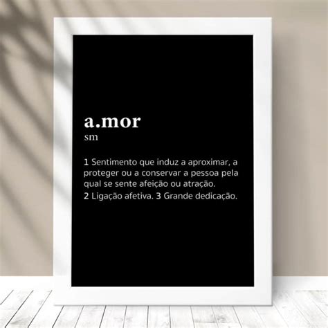 Quadro Decorativo Amor Significado Wallze