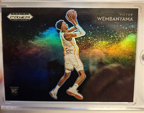 Victor Wembanyama 2023 Prizm Draft Picks 1 Black Color Blast SSP