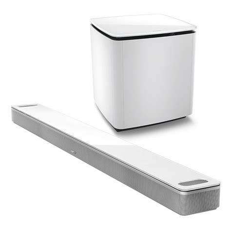 Bose Smart Ultra Soundbar with Bass Module 700 Subwoofer (White ...