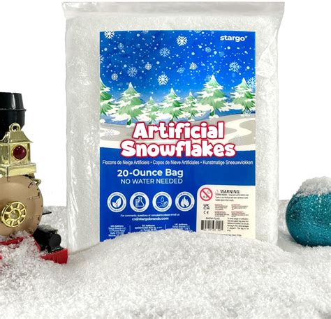 Amazon Artificial Snow Ounces Christmas Tree Snow Decoration