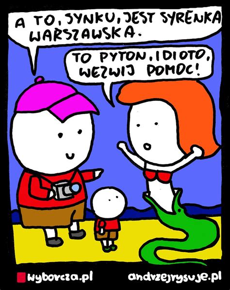 Andrzej Rysuje PYTON Gazeta Pl