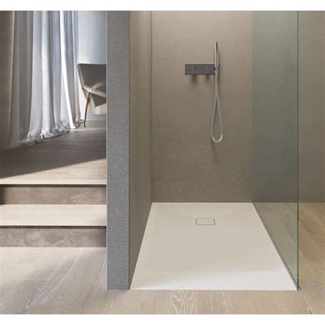 BIM objects - Free download! Join shower tray raised installation without profile | BIMobject