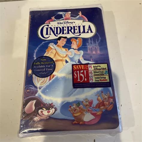 COLLECTION CHEF D ŒUVRE CENDRILLON VHS Walt Disney neuf scellé