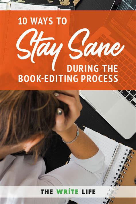 10 Ways to Stay Sane During the Book Editing Process