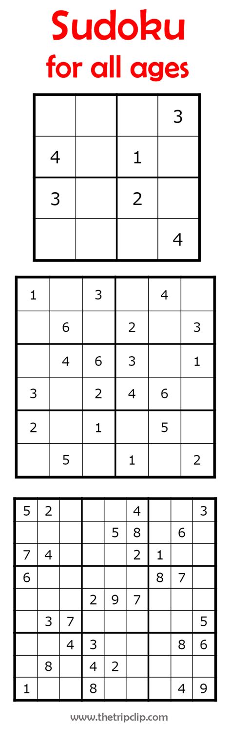 Sudoku Free Printable Games