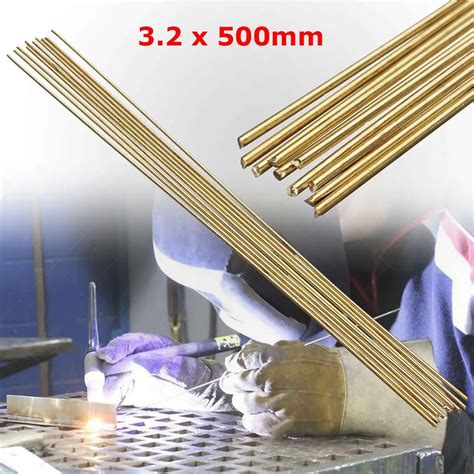 Hot Sale 10pcslot Welding Solder Rods 250mmx16mm Gold Brazing Welder Rods For Welding Tools In