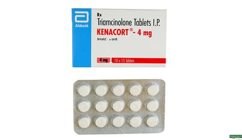 Buy Kenacort 4mg 15 Tablets Online at Best Prices | Wellness Forever