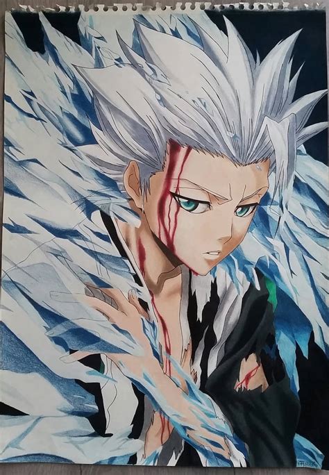 Captain Toshiro Hitsugaya 6 Drawing Finished By Miss Callisto On