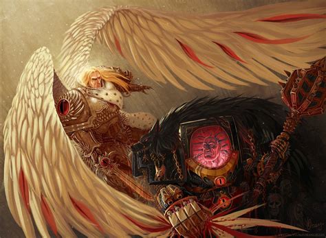 The Fall Of Sanguinius By Plumporange On Deviantart Warhammer 40k