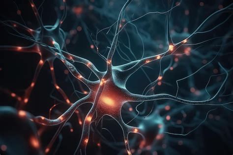 Premium Ai Image Motor Neuron Under The Microscope In Lab