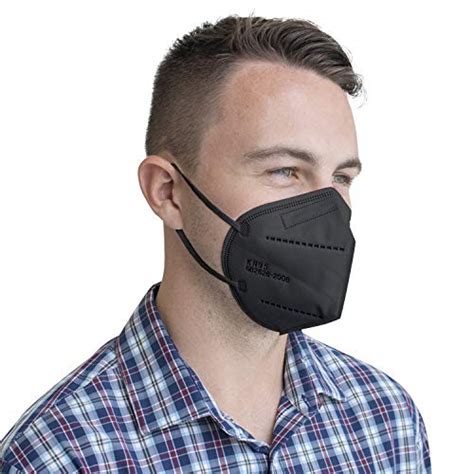 SupplyAID RRS KN95 5PK BLK KN95 Protective Mask Protection Against PM2