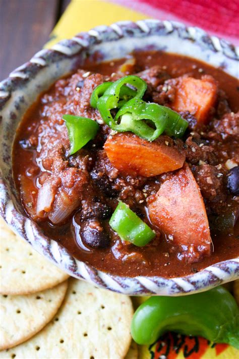 Sweet Potato And Black Bean Chili The Bitter Socialite