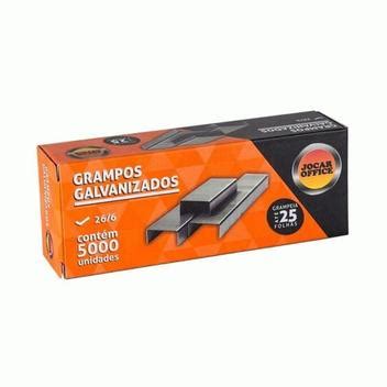 Grampo Galvanizado Jocar Cx C Un Jocar Office Grampo Para