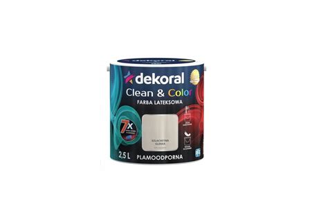 FARBA CLEAN COLOR SZLACHETNA GLINKA DEKORAL 2 5L 14057143698