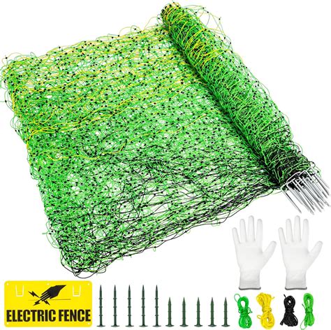 Electric Fence Netting 35 4 H X 164 L Electric Net Fence For Livestock Goat