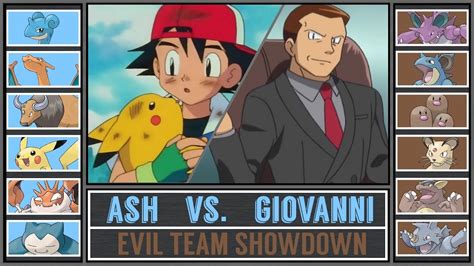 Giovanni Pokemon Ash