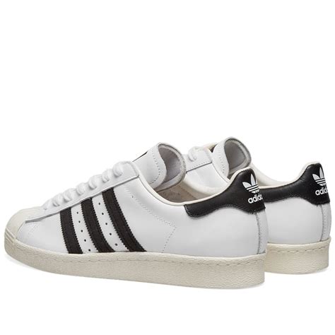 Adidas Superstar 80s White, Black & Chalk | END. (US)