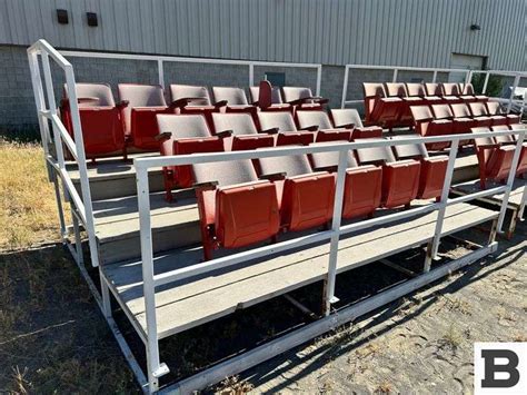 Portable Bleachers - Booker Auction Company