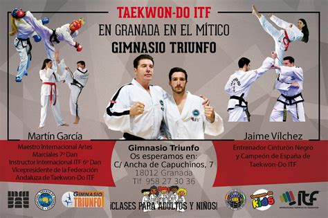 Maestro Martín García Muñoz TAEKWON DO ITF EN GRANADA Clases para