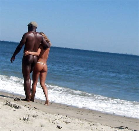 Pictures Showing For Naked Interracial Couples On Beach