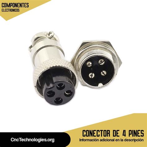 Conector De 4 Pines CNC Technologies