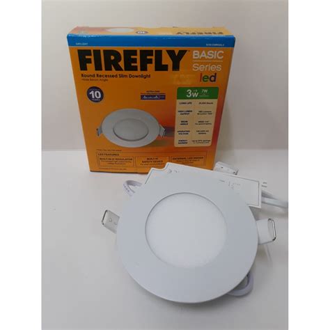 Firefly Round Recessed Slim Downlight Watts Shopee Philippines