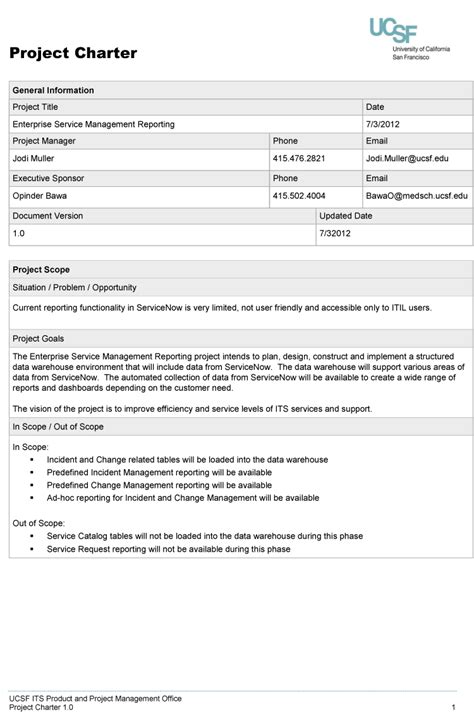 22 Useful Project Charter Templates (Word - Excel)