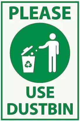 stylishdecor   dustbin emergency sign price  india buy