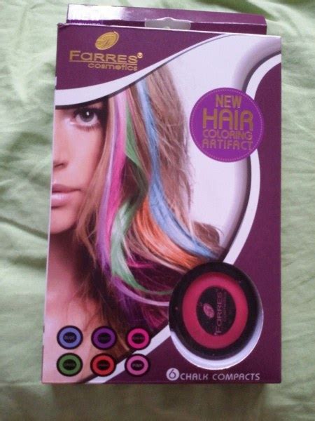 Мелки для волос Farres Hair coloring artifact - «Как ненадолго сменить ...