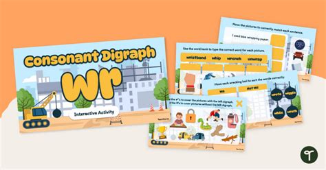 Consonant Digraph Wr Interactive Teach Starter