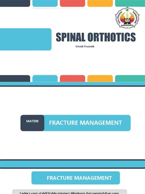 1 Management Fracture Spinal Orthotics Pdf