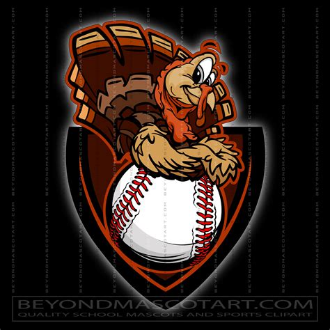 Thanksgiving Turkey Baseball | Vector Format | JPG EPS PNG AI