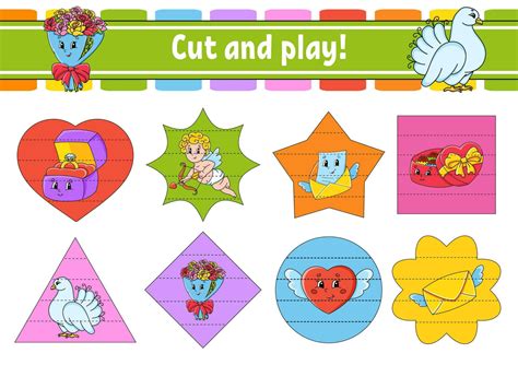 Matching Game Draw A Line Education Developing Worksheet Activity