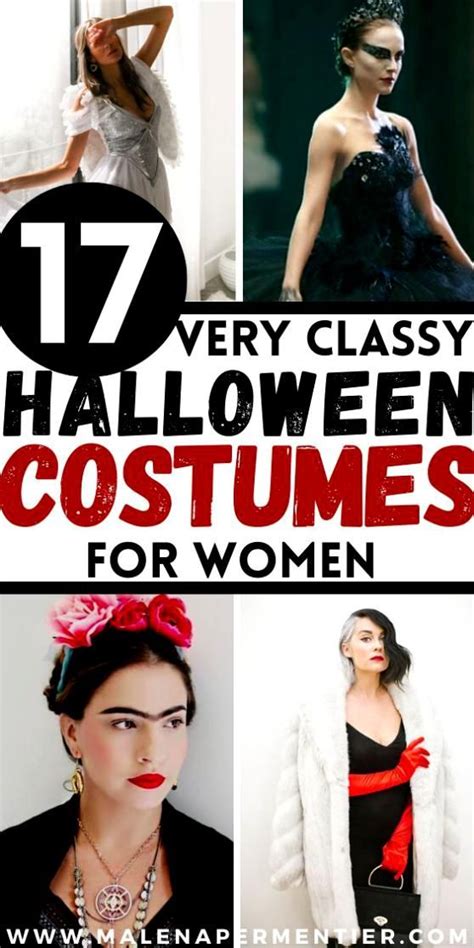 The Top Ten Halloween Costumes For Women In Black And White With Text