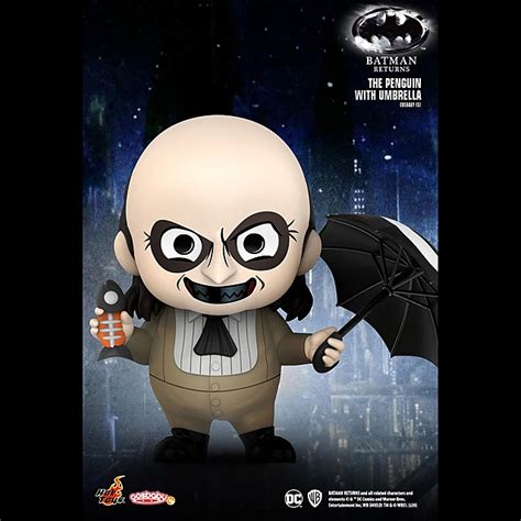 Hot Toys Batman Returns The Penguin With Umbrella Cosbaby S Bobble Head
