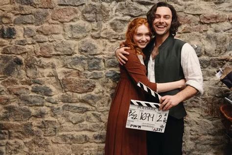 Poldark S Aidan Turner Spent Last Day On Set In Bed With Eleanor Tomlinson Cornwall Live