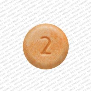 Pill Finder P 2 Orange Round Medicine