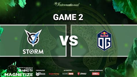 Ti Mainstage Vgj Storm Vs Og Game Caster Ft Kah Youtube