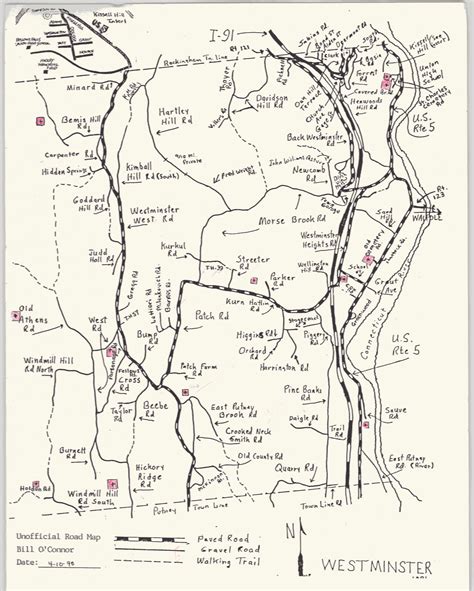 Maps Vtrans Vermont Gov Maps TownMapSeries Windham Co WESTMINSTER