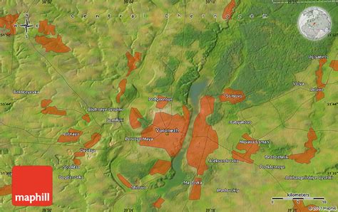 Satellite Map of Voronezh