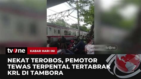 Nekat Terobos Palang Kereta Pemotor Tewas Tertabrak Kabar Hari Ini